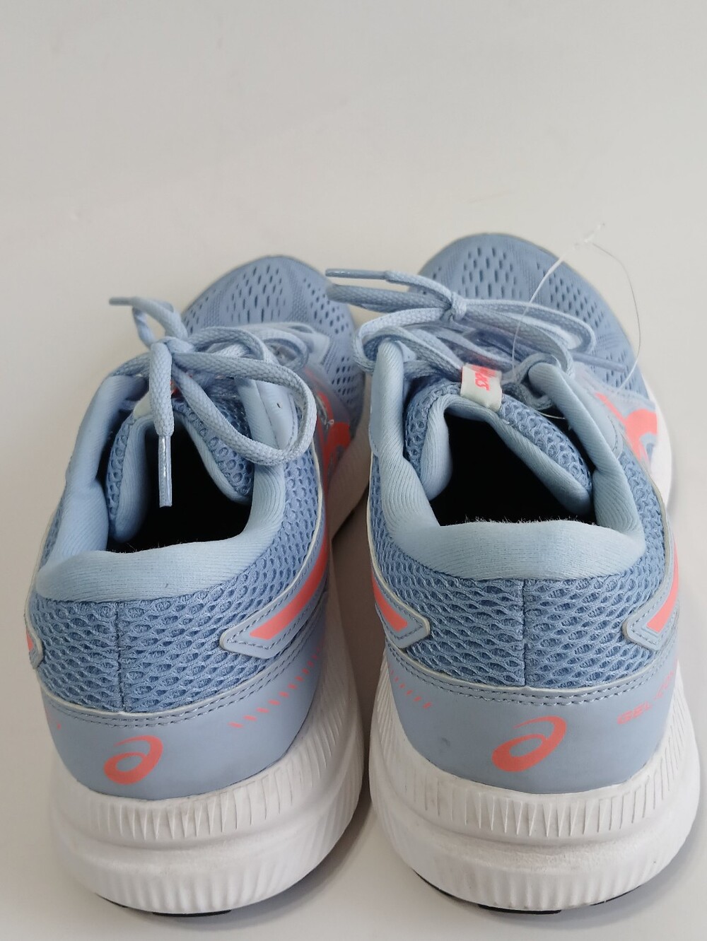 Asics Light Blue Running Sneakers with Coral Accents - Picture 4 of 11